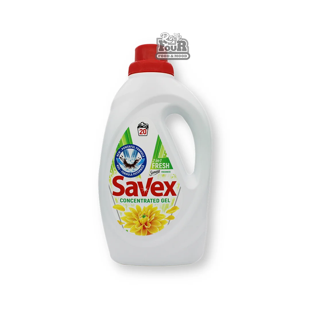 Լվացքի հեղուկ «Savex 2in1 Fresh Semana» 1.1լ